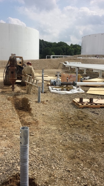 Commercial Micro pile Installation